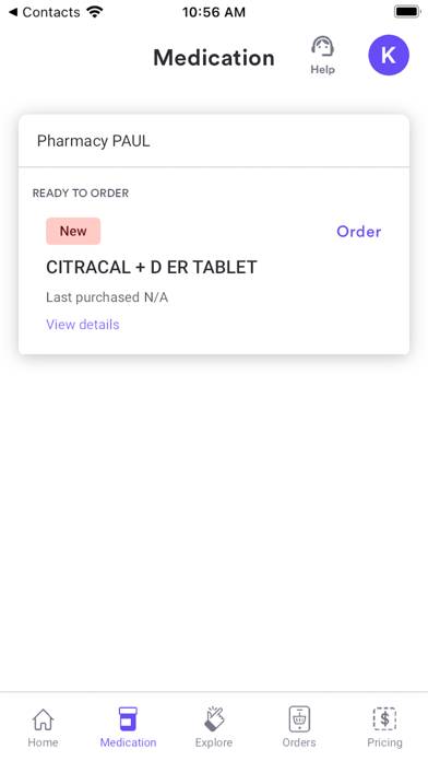 Nimble Rx App screenshot
