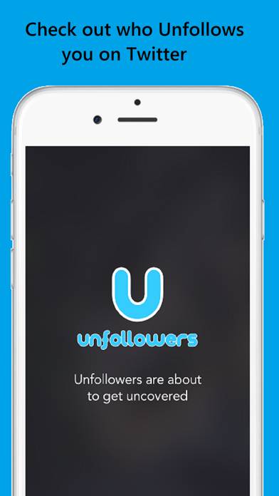 Unfollowers For Twitter Captura de pantalla de la aplicación #1