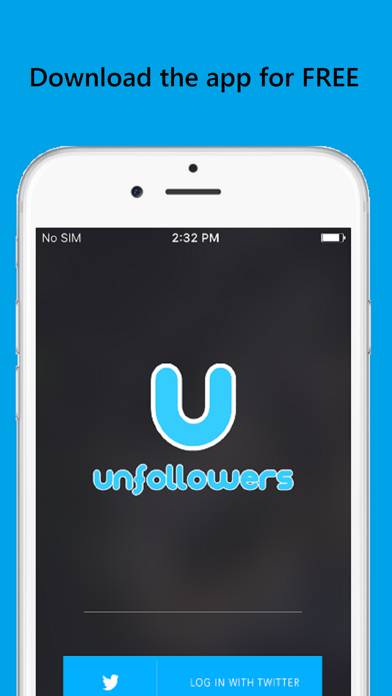 Unfollowers For Twitter Captura de pantalla de la aplicación #3