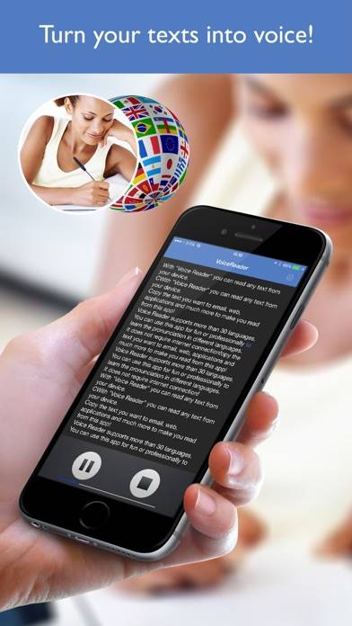 Voice Reader . Schermata dell'app #1