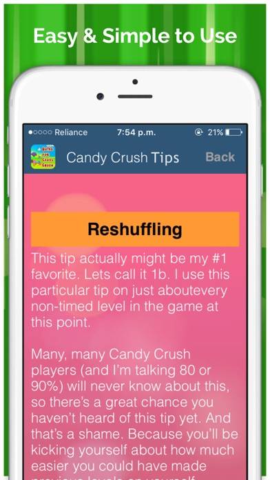 Guide for Candy Crush Tips and Hints Capture d'écran de l'application #3
