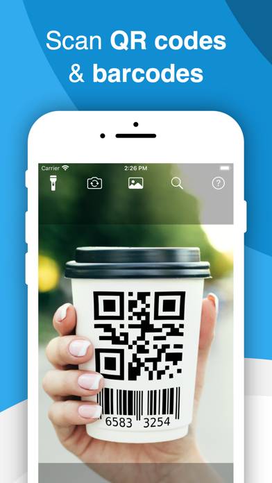 QR Code & Barcode Scanner ・ App skärmdump #1