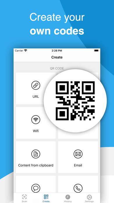 QR Code & Barcode Scanner ・ App skärmdump #4