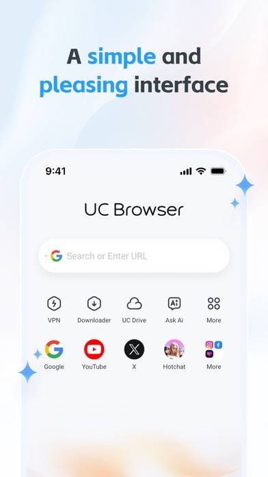 UC Browser-Seguro,privado Captura de pantalla de la aplicación