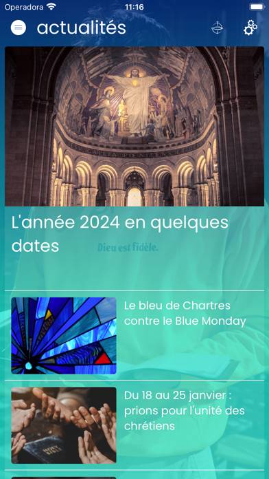 Eglise catholique en France Capture d'écran de l'application #1