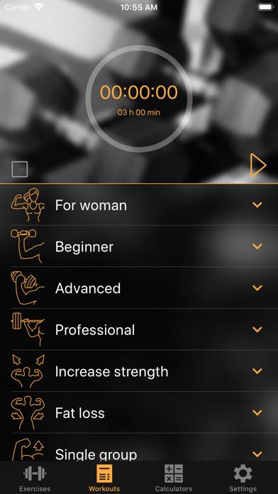 Gym Guide workouts & exercises Uygulama ekran görüntüsü #5
