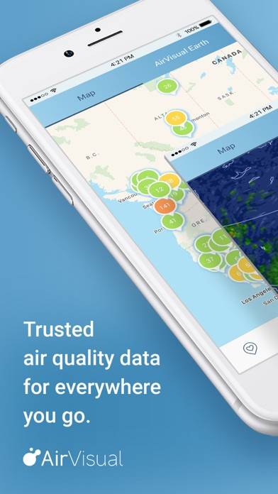 IQAir AirVisual | Air Quality App skärmdump #1