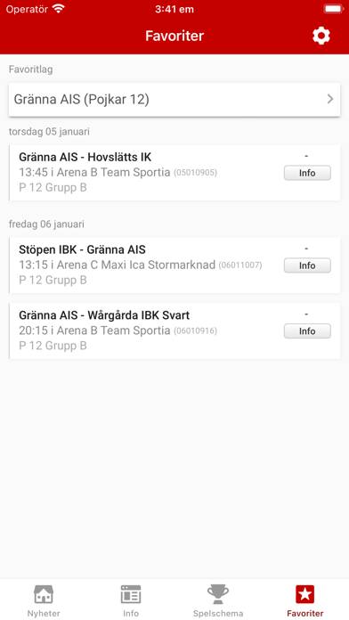 Sibben Cup App skärmdump
