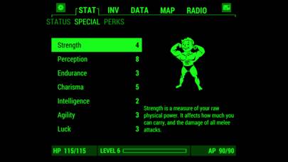 Fallout Pip-Boy Bildschirmfoto