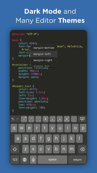 Textastic Code Editor App screenshot #2