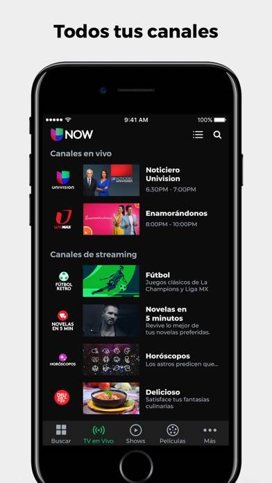 Univision Now App screenshot #2