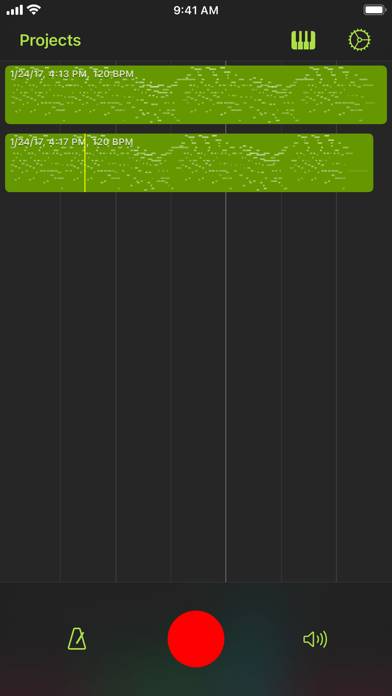 Nocturne MIDI Recorder App-Screenshot #1