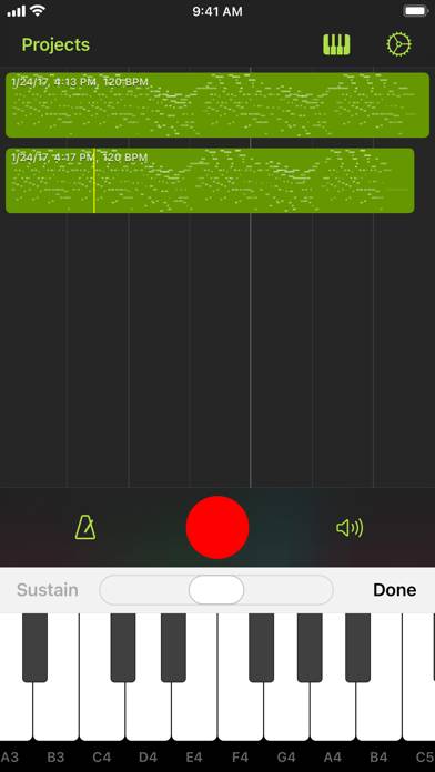 Nocturne MIDI Recorder App-Screenshot #2