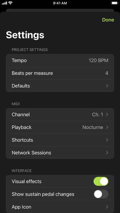 Nocturne MIDI Recorder App-Screenshot #4