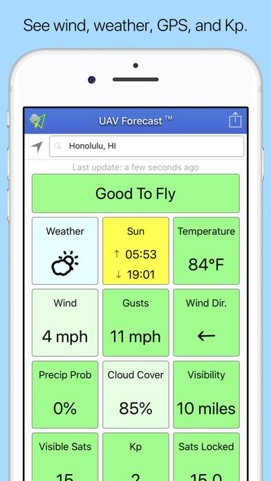 UAV Forecast Uygulama ekran görüntüsü #1