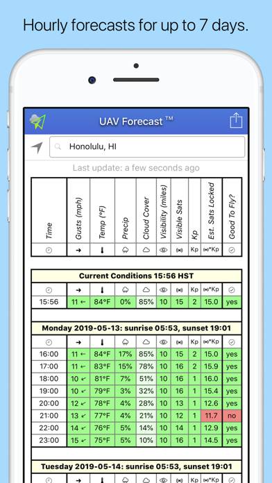 UAV Forecast Capture d'écran de l'application #2
