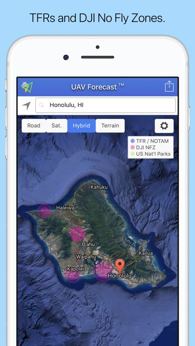 UAV Forecast Schermata dell'app #4