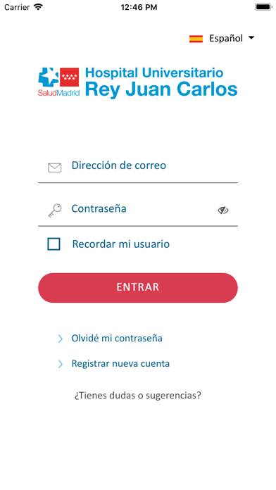 H.U Rey Juan Carlos App screenshot #1