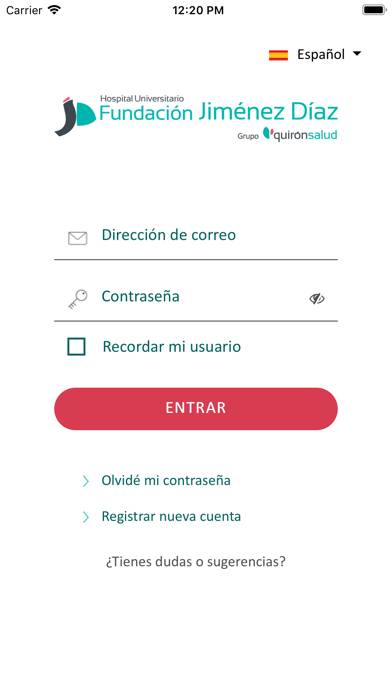 Fundación Jimenez Díaz Captura de pantalla de la aplicación #1