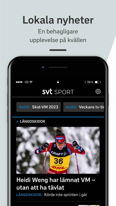 SVT Sport App preview #2