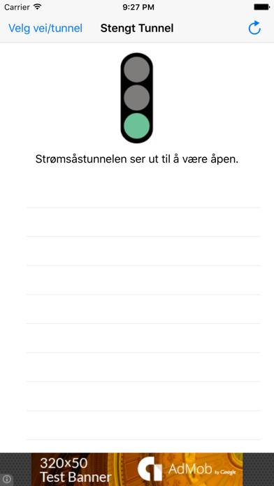 Stengt Tunnel App screenshot #1