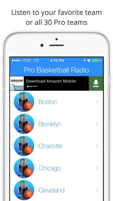 GameDay Pro Basketball Radio App screenshot #1