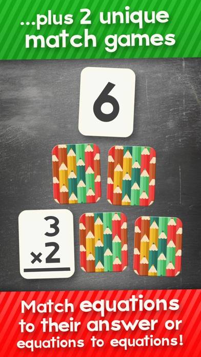 Multiplication and Division Math Flashcard Match Games for Kids in 2nd and 3rd Grade Captura de pantalla de la aplicación #3