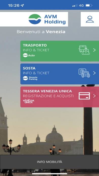 AVM Venezia Official App Schermata dell'app #1