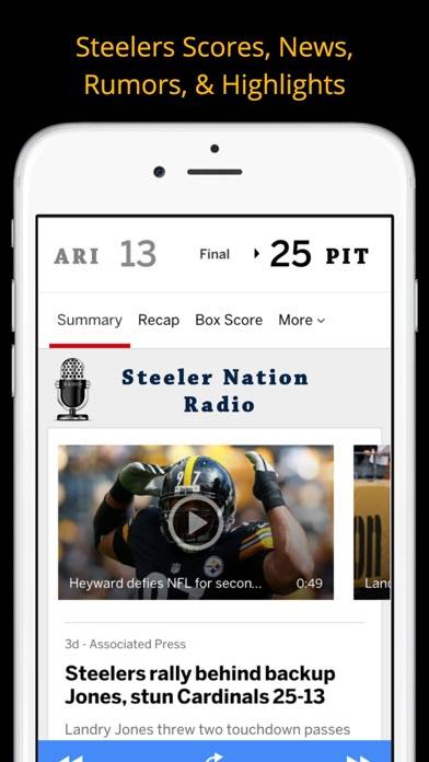 Pittsburgh GameDay Radio for Steelers Pirates Pens App screenshot