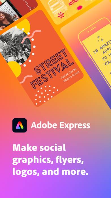 Adobe Express: Graphic Design Capture d'écran de l'application #1