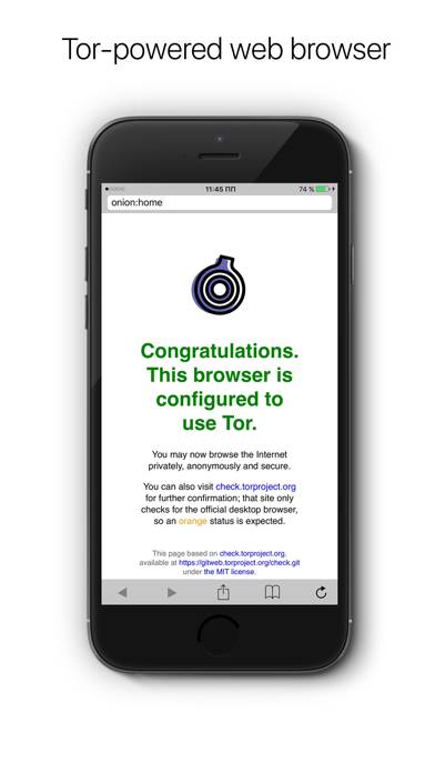 Darkweb deepweb browser App screenshot #1