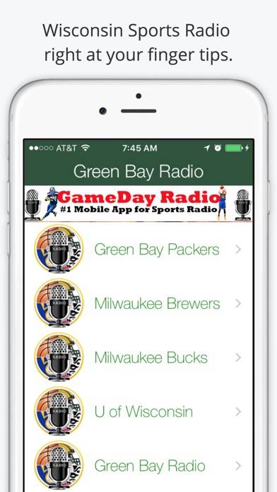 Green Bay GameDay Live Radio – Packers & Bucks Edition screenshot