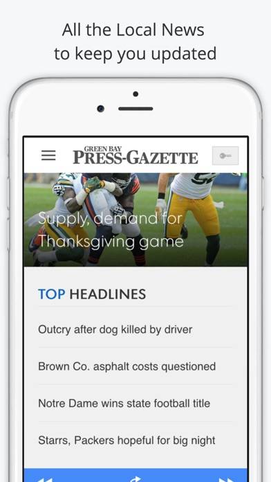 Green Bay GameDay Live Radio – Packers & Bucks Edition App screenshot