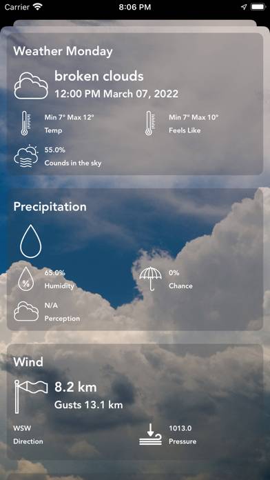 Weather Alarm منبه الطقس App screenshot #3