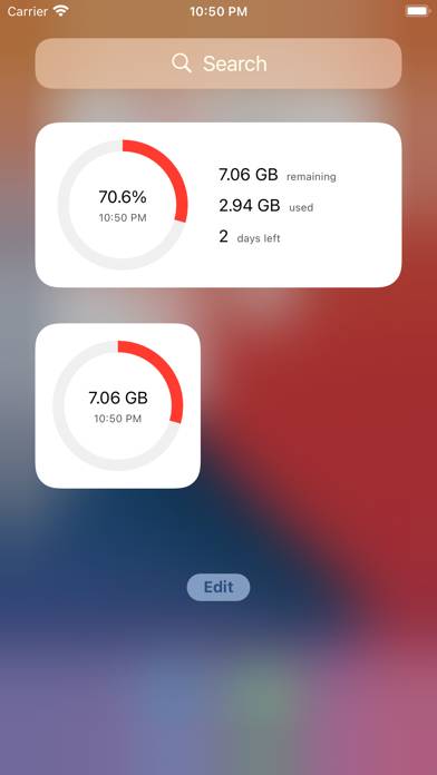 Databit: Data usage manager App skärmdump #3