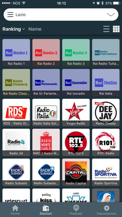 Radio FM Italia Online App screenshot #1
