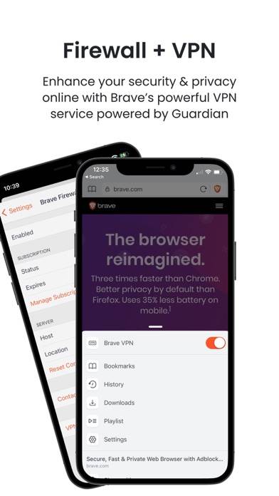 Brave Private Browser: AI, VPN Schermata dell'app #3