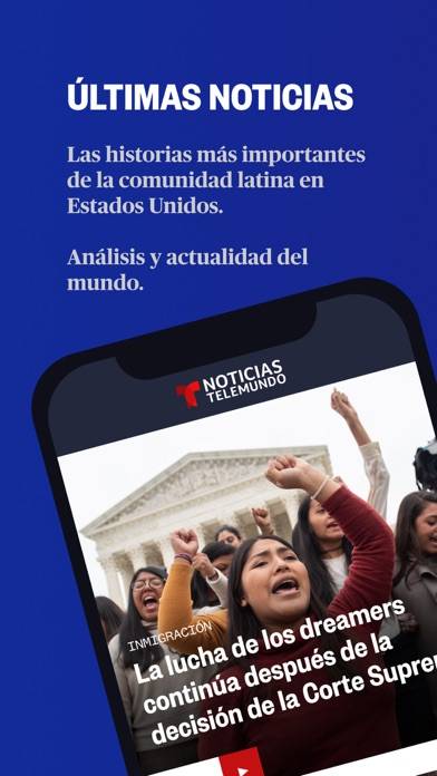 Noticias Telemundo Captura de pantalla de la aplicación #1