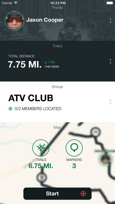 TrailTracker for ORV riders App screenshot #1