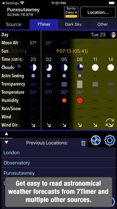 Xasteria Plus - Astro Weather immagine dello schermo