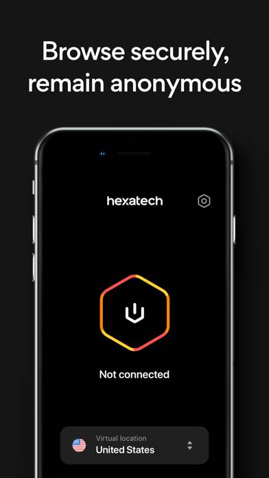 Hexatech: Unlimited VPN Proxy App screenshot #1