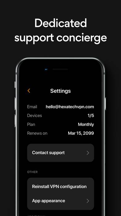Hexatech: Unlimited VPN Proxy App screenshot #5