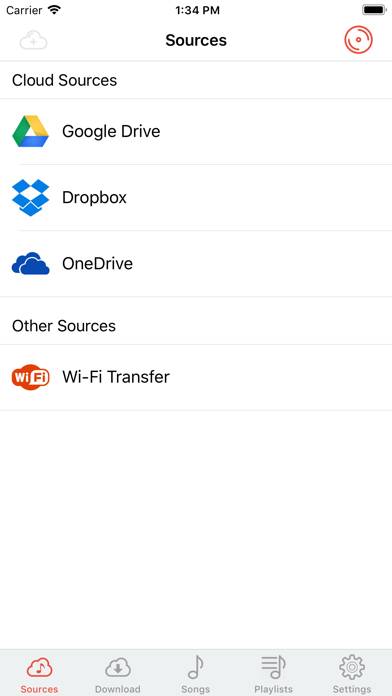 Cloud Music Player App screenshot #4