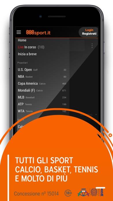 888 Sport Schermata dell'app #1