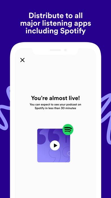 Spotify for Podcasters App skärmdump #4