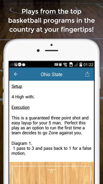 Basketball Offense Playbook Captura de pantalla de la aplicación #4