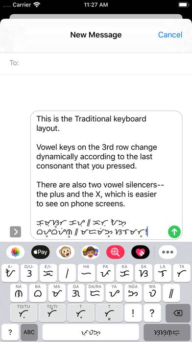 Baybayin Keyboard Captura de pantalla de la aplicación #1