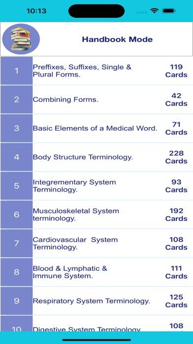 Medical Terminology By Topics App screenshot #1