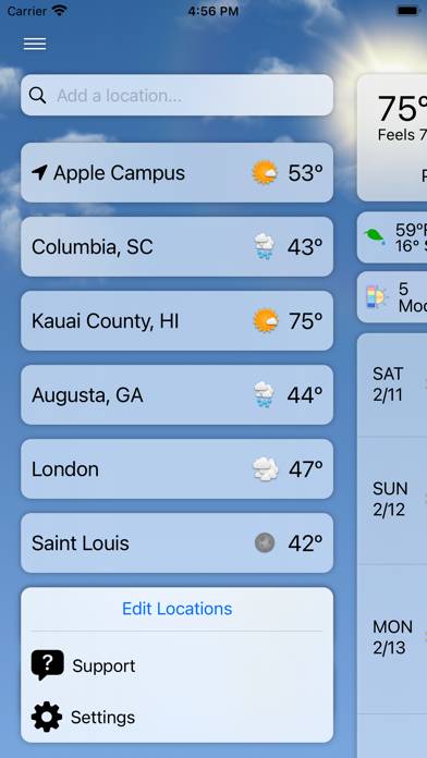 Forecast Bar Captura de pantalla de la aplicación #6