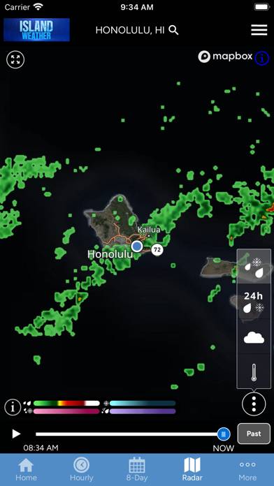 Island Weather App screenshot